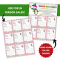 christmas candy gram fundraiser